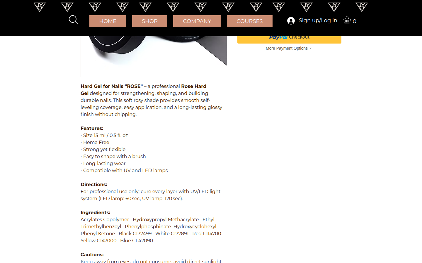Product description wall of text