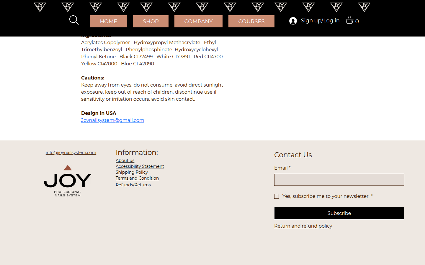 Bottom of product page showing no reviews section before the footer